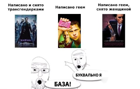 Написано и снято Написано геем, Написано геем трансгендерками снято женщиной a у БУКВАЛЬНО Я БАЗА!