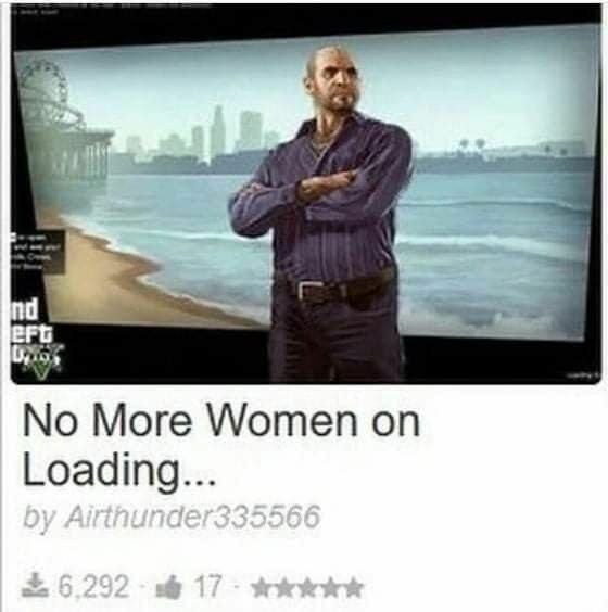 No More Women on Loading...