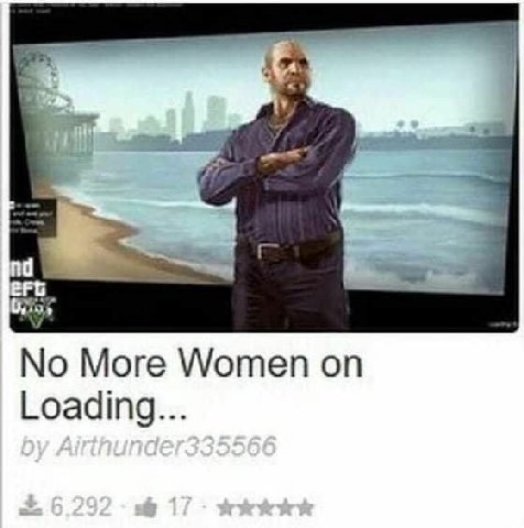 No More Women on Loading...