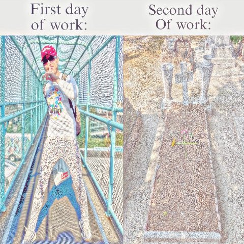 First day Second day Of work: of wor и Me i Boe as i 45 A 4 у i, И A} 4