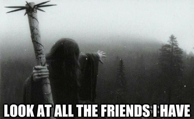 LOOK AT ALL THE FRIENDS