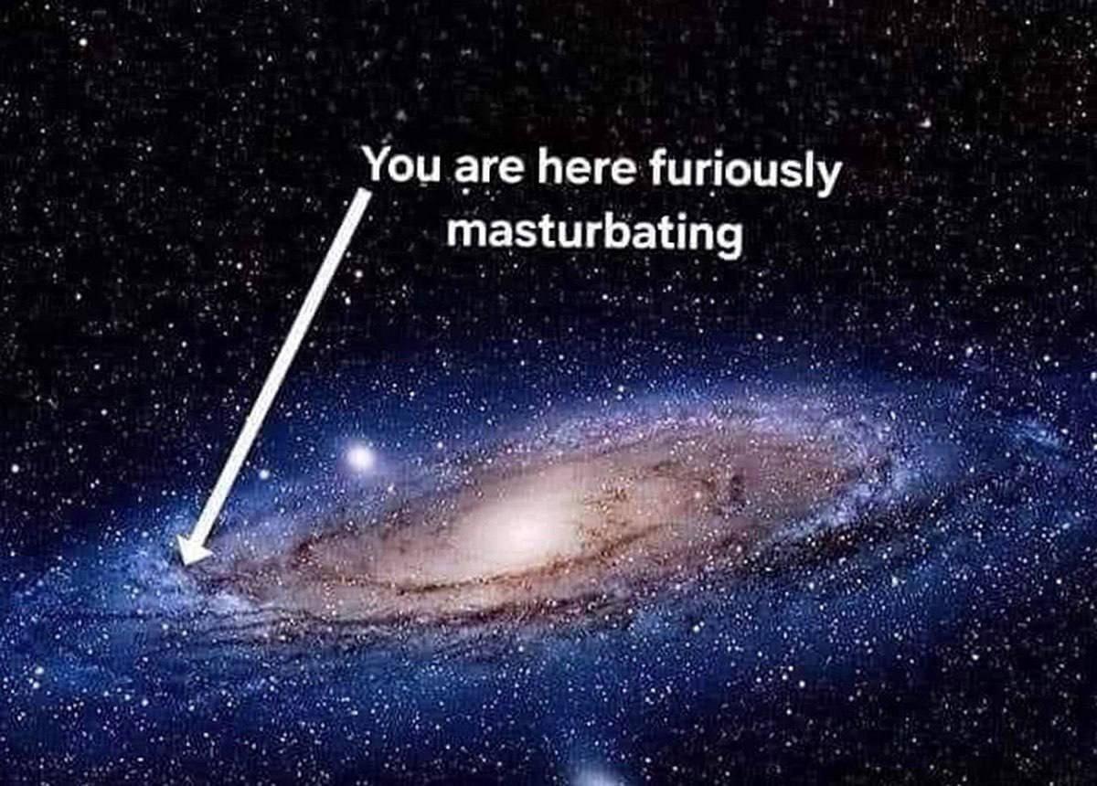 You are here furiously masturbating