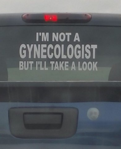 МОТА GYNECOLOGIST BUT I'LL me A