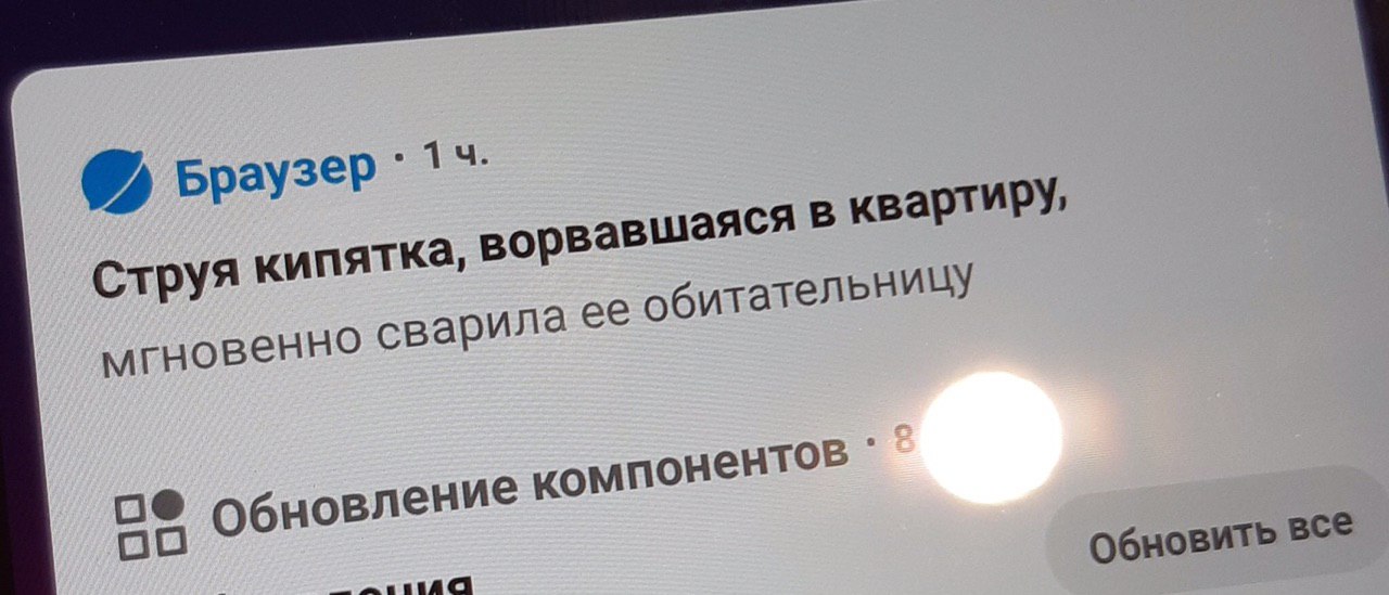 Браузер Струя кипятка, ворвавшаяся в мгновенно сварила ее обновление компонентов обновить BCE