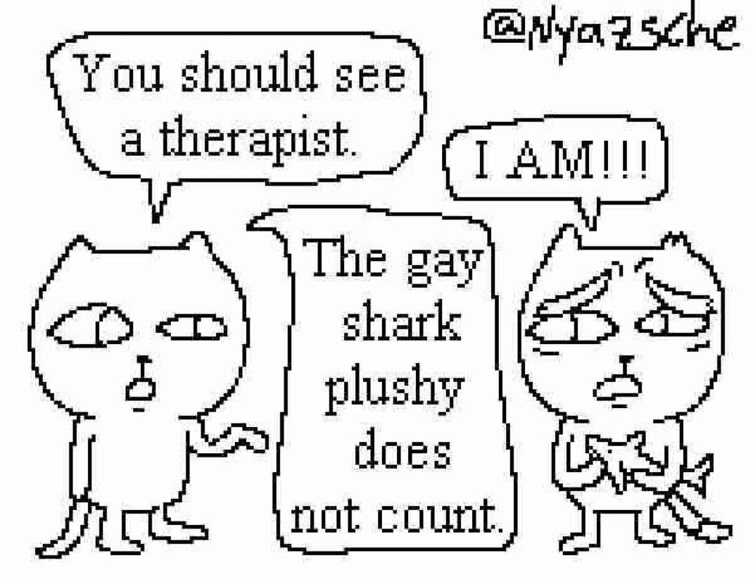 You should see a The gay shark does not count.