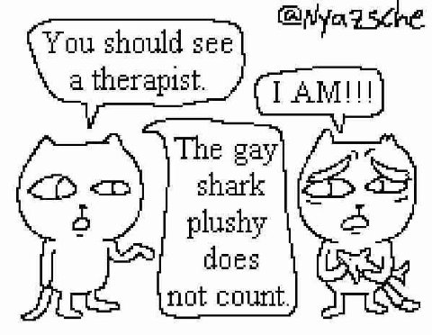 You should see a The gay shark does not count.