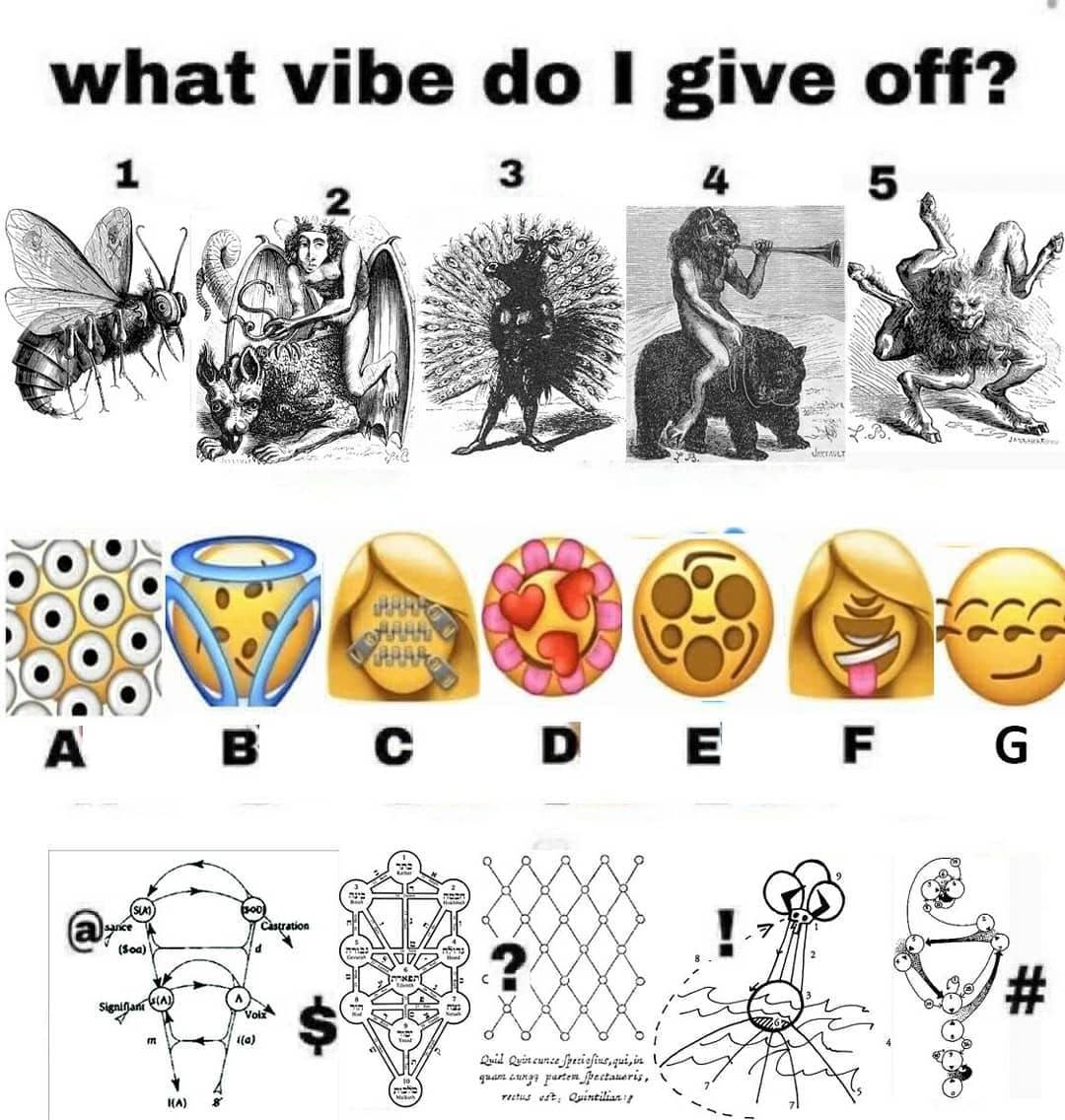 what vibe 1 give off? 1 2 A