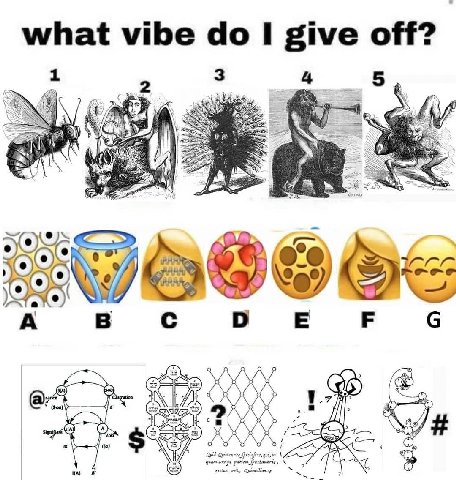what vibe 1 give off? 1 2 A