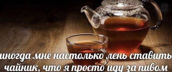 per У иногда мне наствлько ЛЕНЬ чайник. что я просто иди за пивом