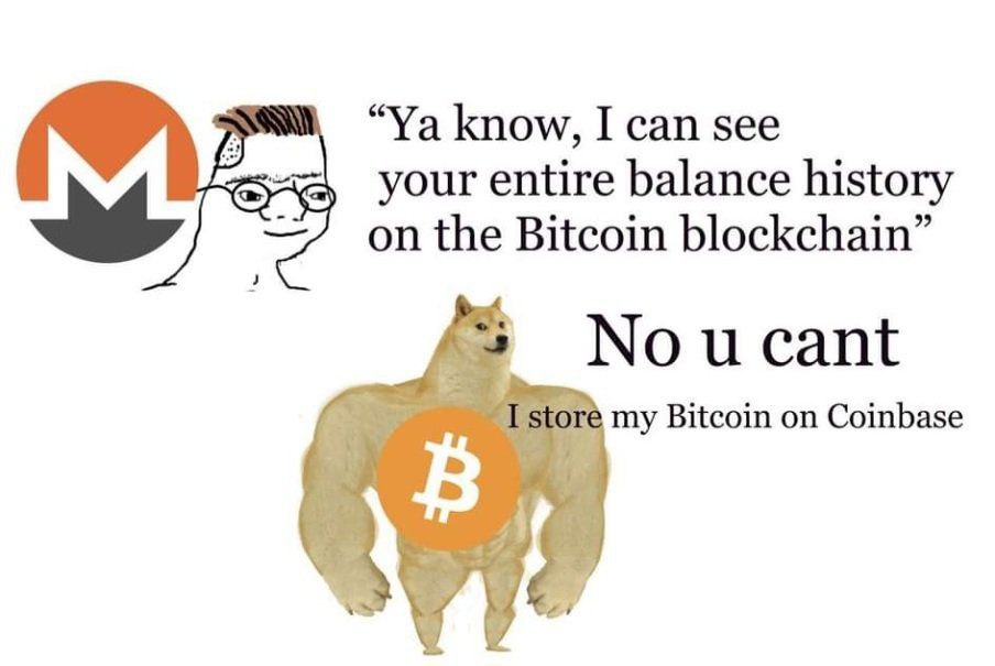 know, I can see your entire balance history on the Bitcoin blockchain” No cant my Bitcoin on Coinbase