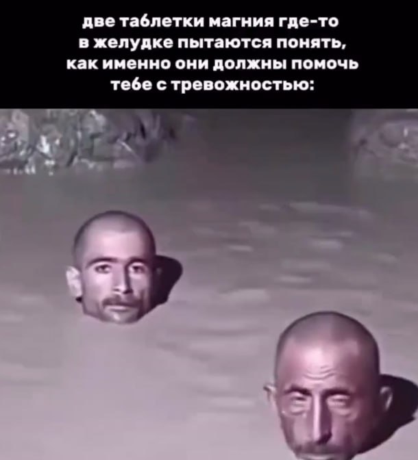 две таблетки магния где-то в желудке пытаются понять, как именно они должны помочь тебе с тревожностью: у