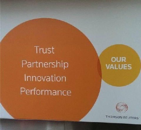 Trust Partnership Innovation Performance THOMSON REUTERS: