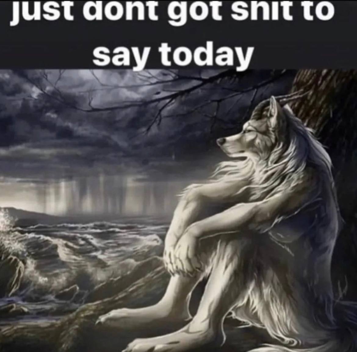 just got то say today