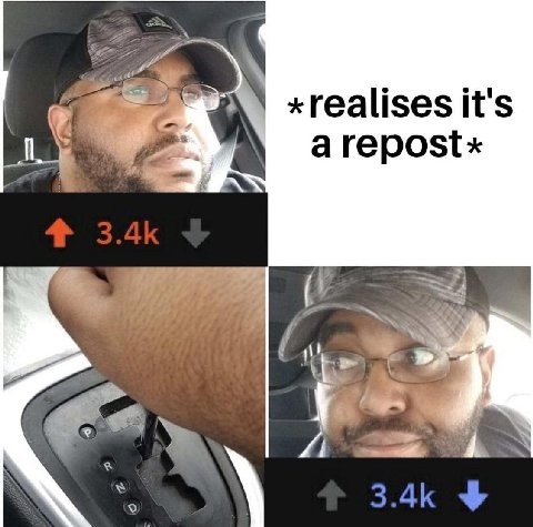 4 «realises it's A