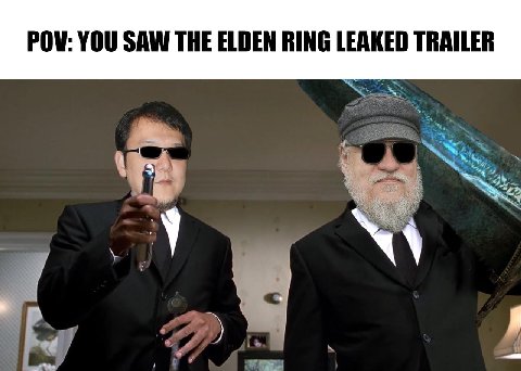 POV: YOU SAW THE ELDEN RING LEAKED TRAILER