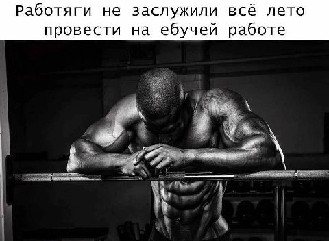 Работяги не заслужили всё лето провести на ебучей работе