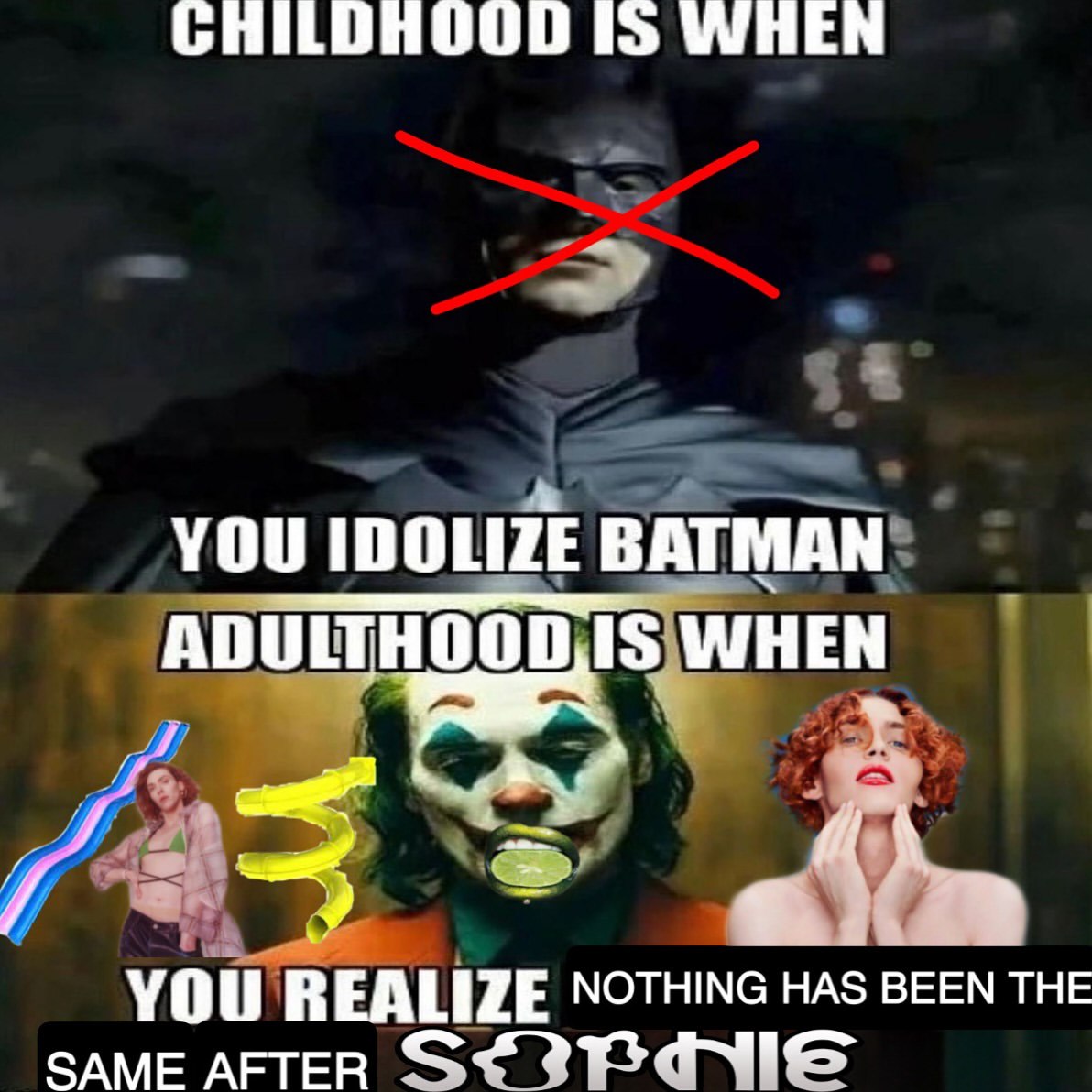 15 WHEN YOU IDOLIZE BATMAN You ВЕЕМ ТНЕ SAME AFTER