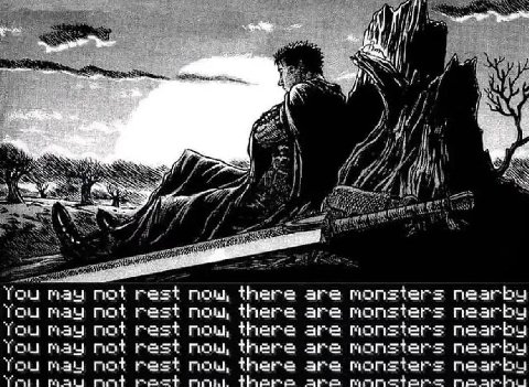 “4 ANG; AN у You May not rest now, there are monsters nearby You may not rest now, there are monsters nearby You may not rest mow, there are monsters nearby You may not rest mow, there are monsters ne