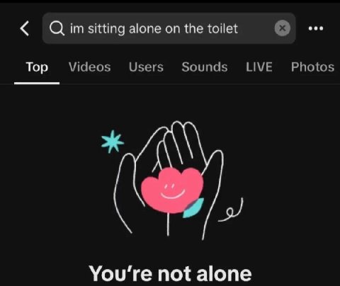 Qimsitting alone on the toilet Тор You’re not alone