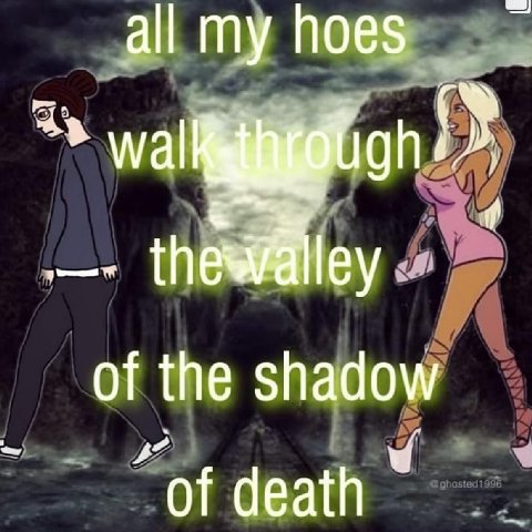 all my hoes wal of the shadow of death