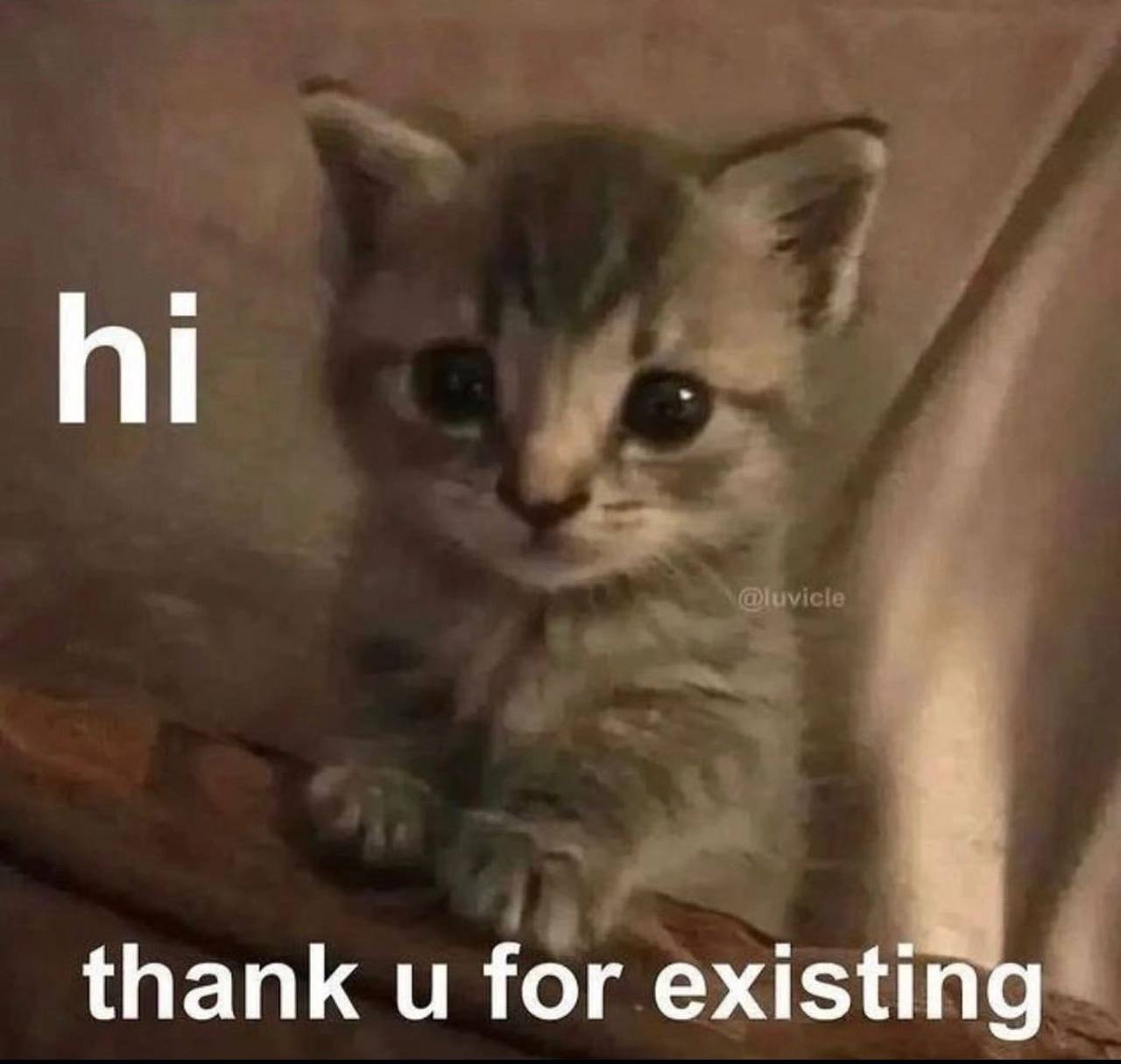 thank for existing