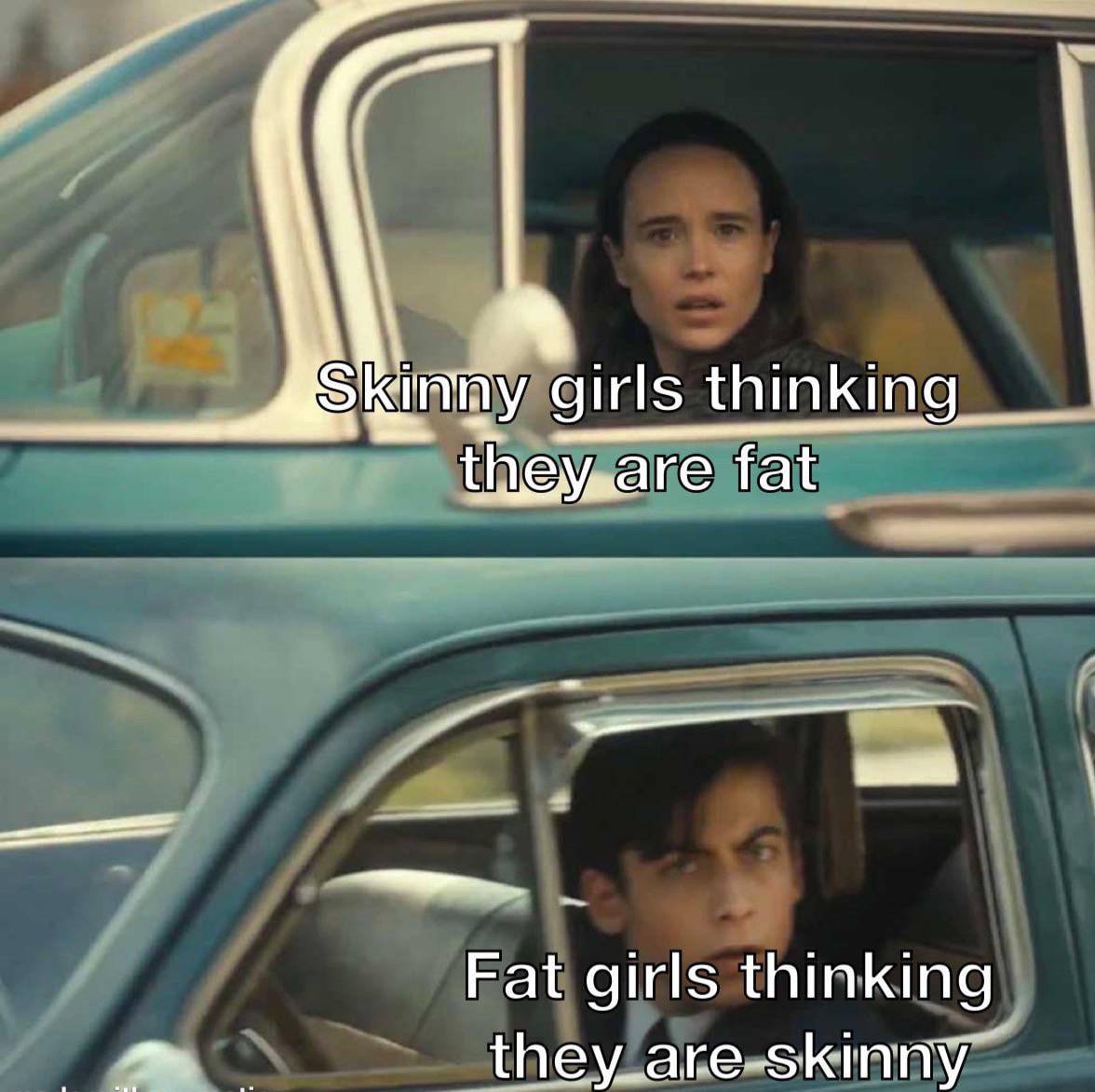 girls thinking fat Fat girls thinking