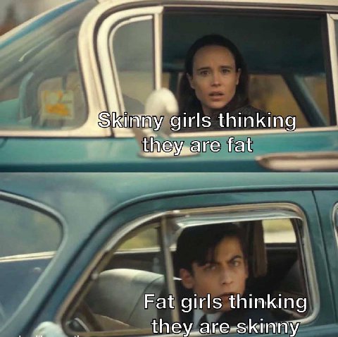 girls thinking fat Fat girls thinking