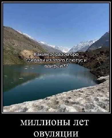 Каким сделали из этого блютус и вайфай?? миллионы лет ОВУЛЯЦИИ