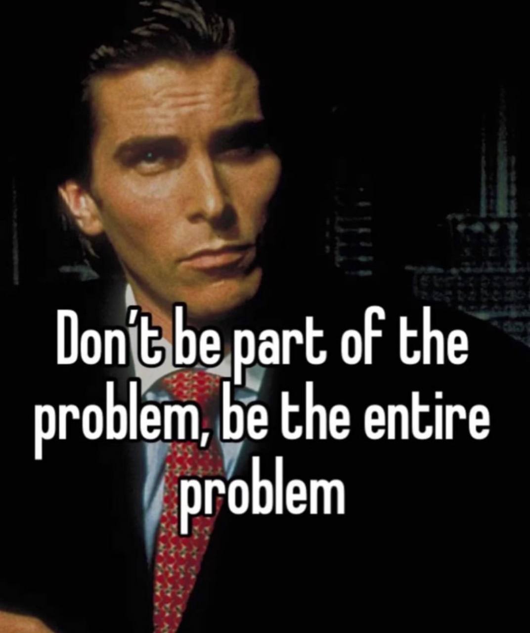 of the problem, be the entire pro