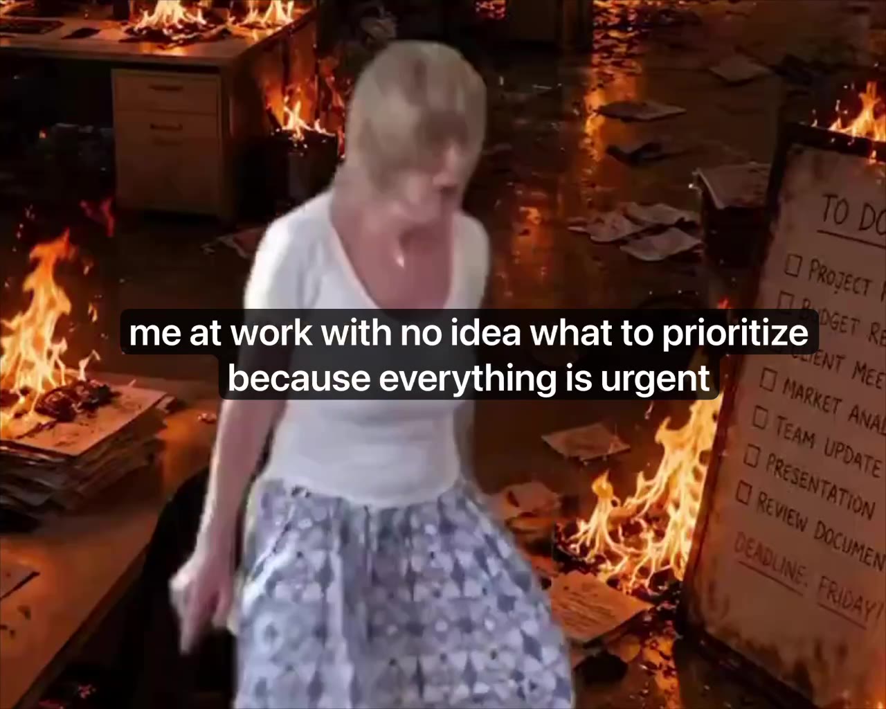 Pg because everything is urgent