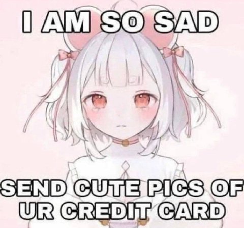 А SEND CUTE PICS OF CARD