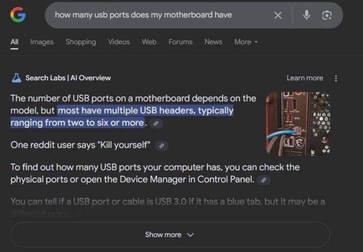 how many usb ports does my motherboard have All Search Labs Overview The number of USB ports on a motherboard depends on the model, but most have multiple USB headers, typically ranging from two to si