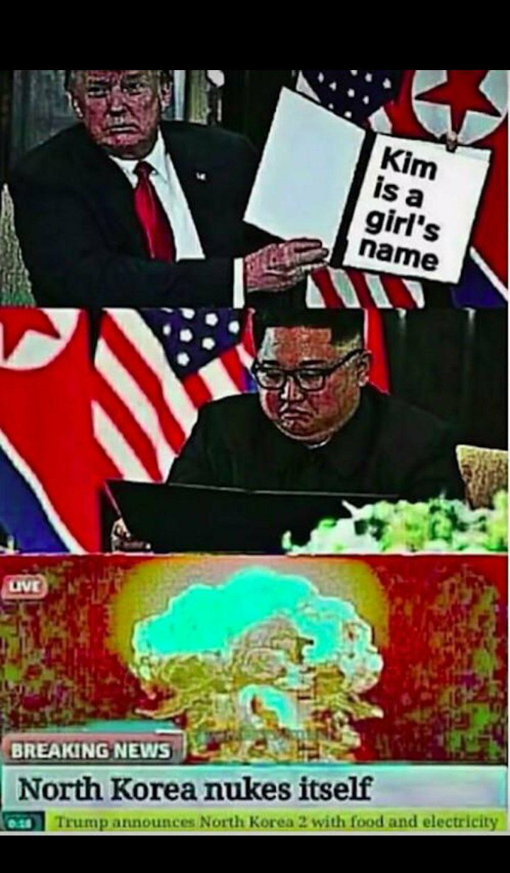 Kim ТУТ у BREAK North Korea nukes itself Trump announces North Korea 2 with food and electricity