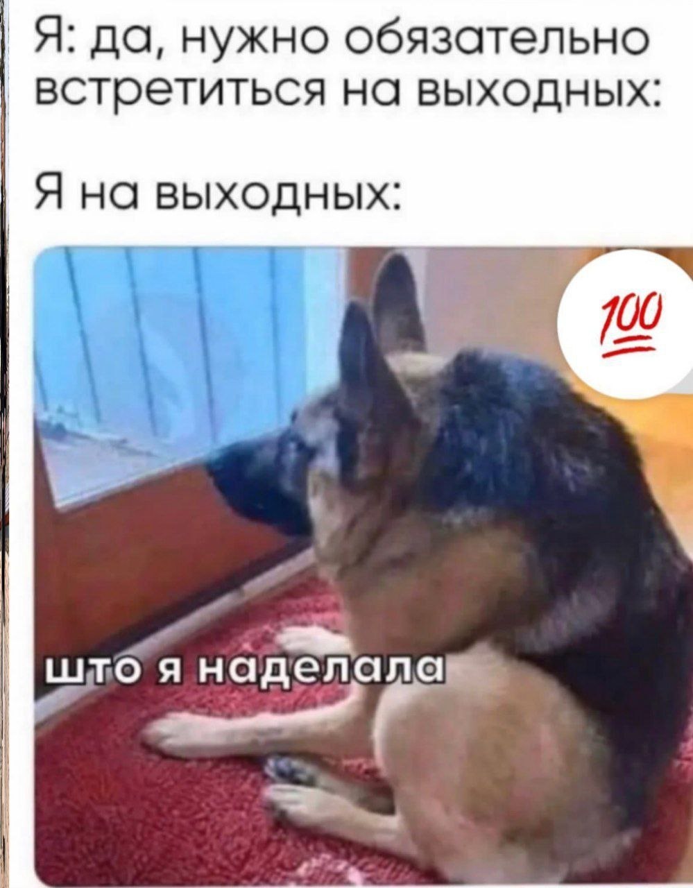 Я: да, нужно обязательно встретиться на выходных: Я на выходных: 700 я надел