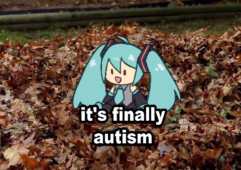4 it’s finally autism