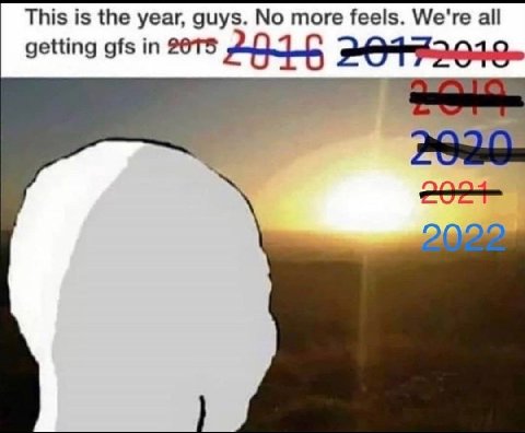This is the year, guys. No more feels. We're all getting gfs in 25935 ооо