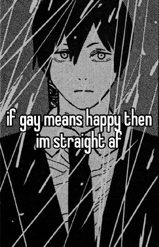 iF gay means happy then straight