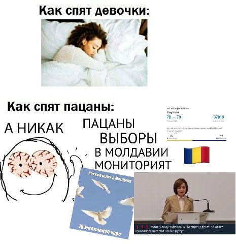 Как спят девочки: 4 Как спят пацаны: Ungher 37819 ПАЦАНЫ АНИКАК ВЫБОРЫ В МОЛДАВИИ МОНИТОРИЯТ Россия wnerg Молдову 10