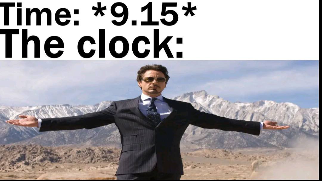 Time: *9.15* The clock: №.4 2