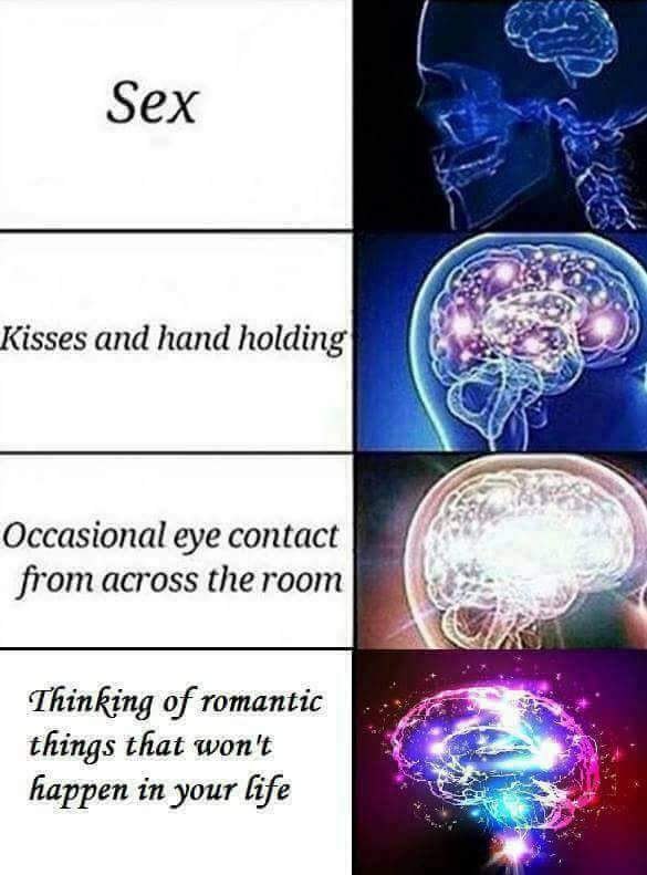 A Kisses and hand holding Occasional eye contact Лгот асго$$ the room Thinking of romantic things that won't happen in your life 4