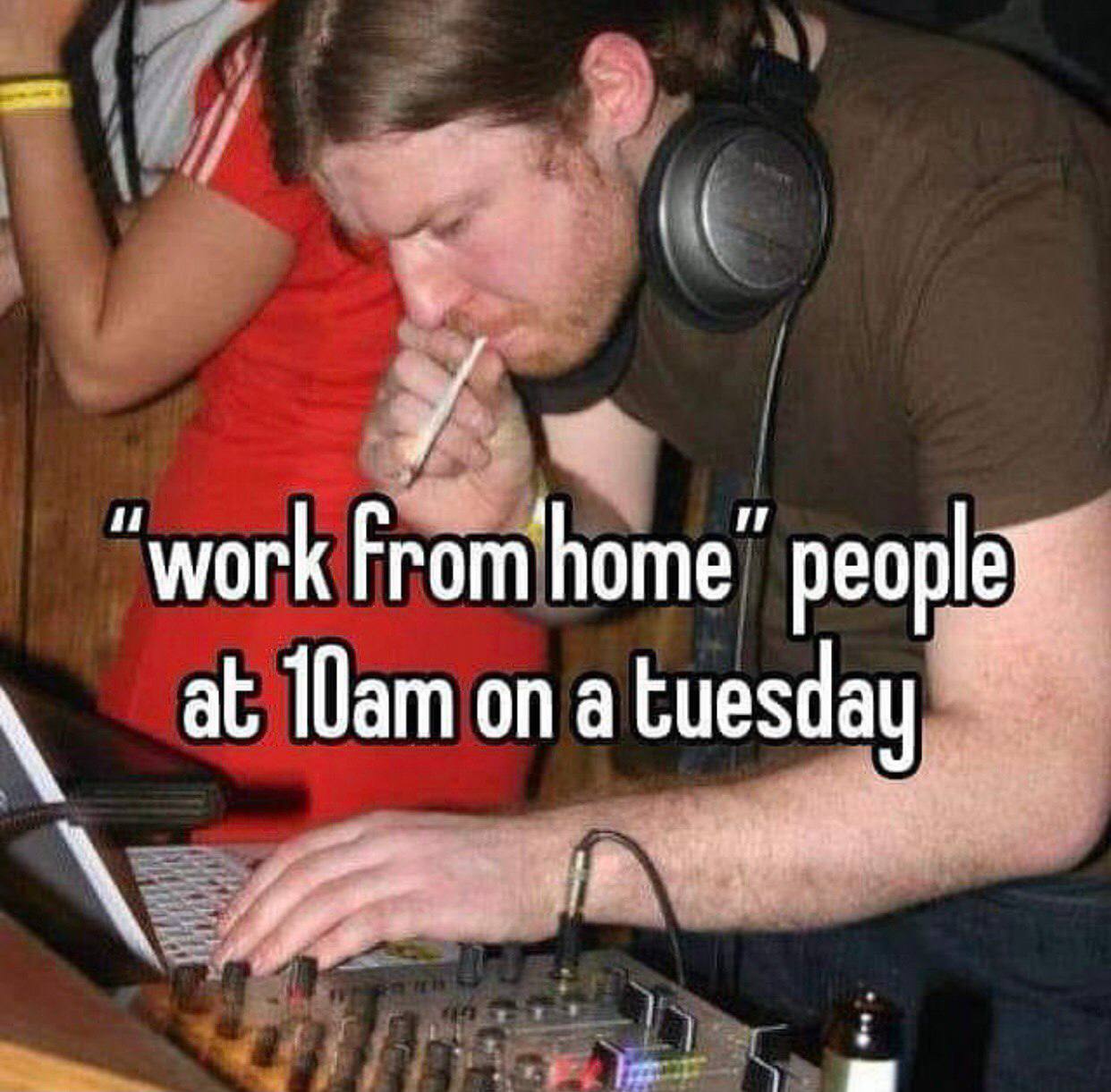 work people on a tuesday
