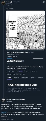 р!апе hove Ном brother? a OUT OF RESPECT. Hate the antichrist Ministries might as weil flex United Nations Official account of the United Nations. For peace, dignity equality on a heaithy planet. Post