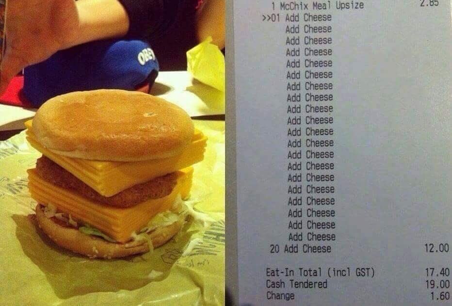 1 McChix Meal Upsize £.09 >>01 Add Cheese Add Cheese Add Add Cheese Add Cheese Add Cheese Add Cheese Add Cheese Add Cheese Add Cheese Add Cheese Add Cheese Add Cheese Add Cheese Add Cheese Add Cheese 