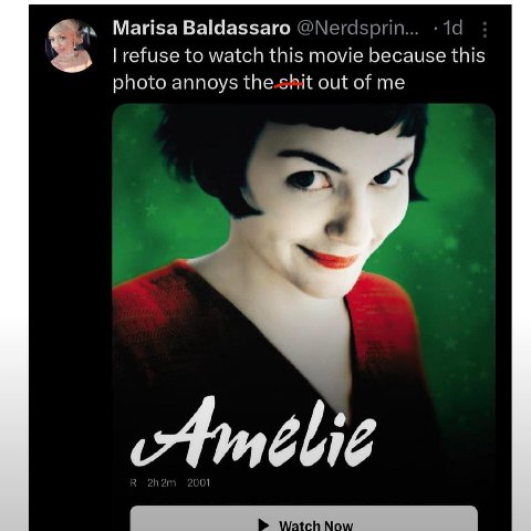 Marisa Baldassaro @Nerdsprin... refuse to watch this movie because this photo annoys the-shit out of me В 2001
