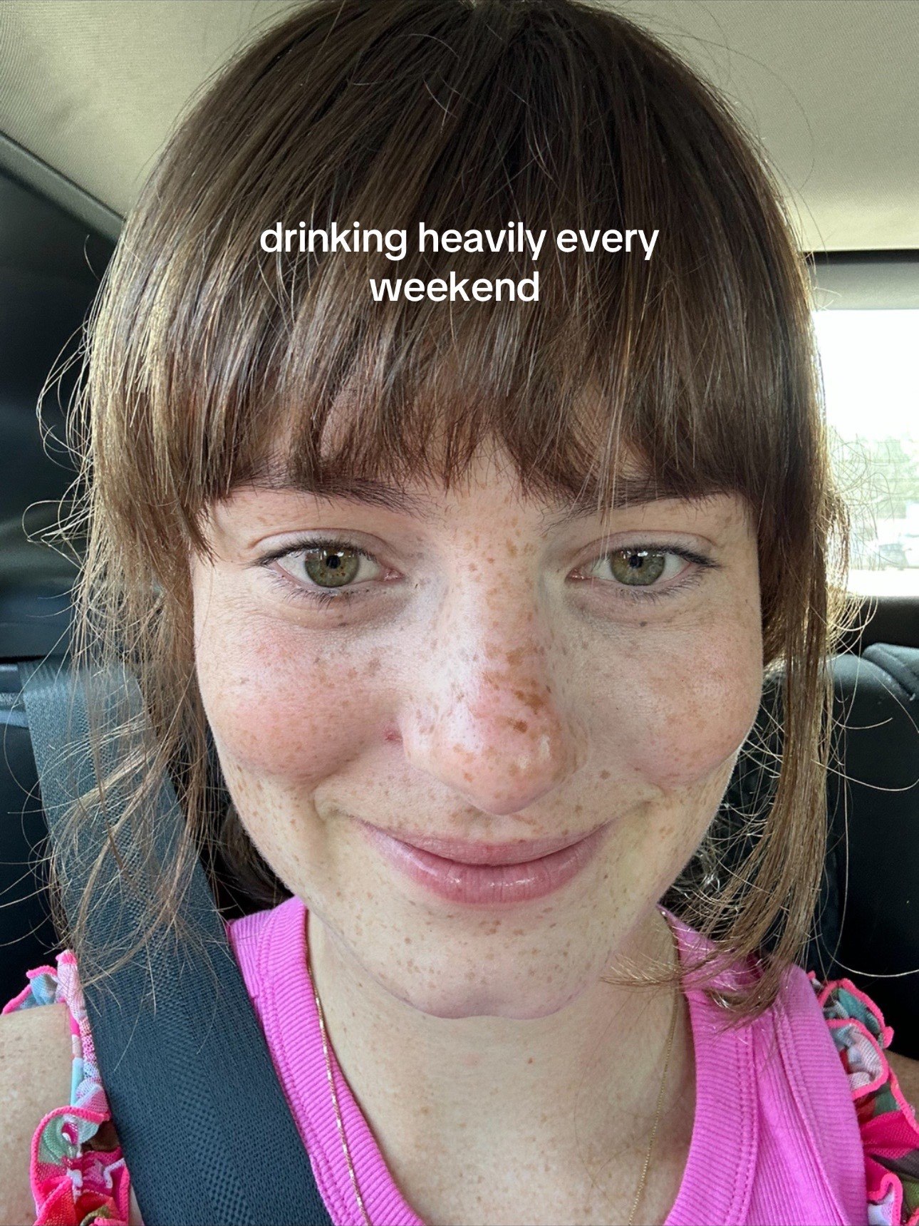 drinking heavily every weekend