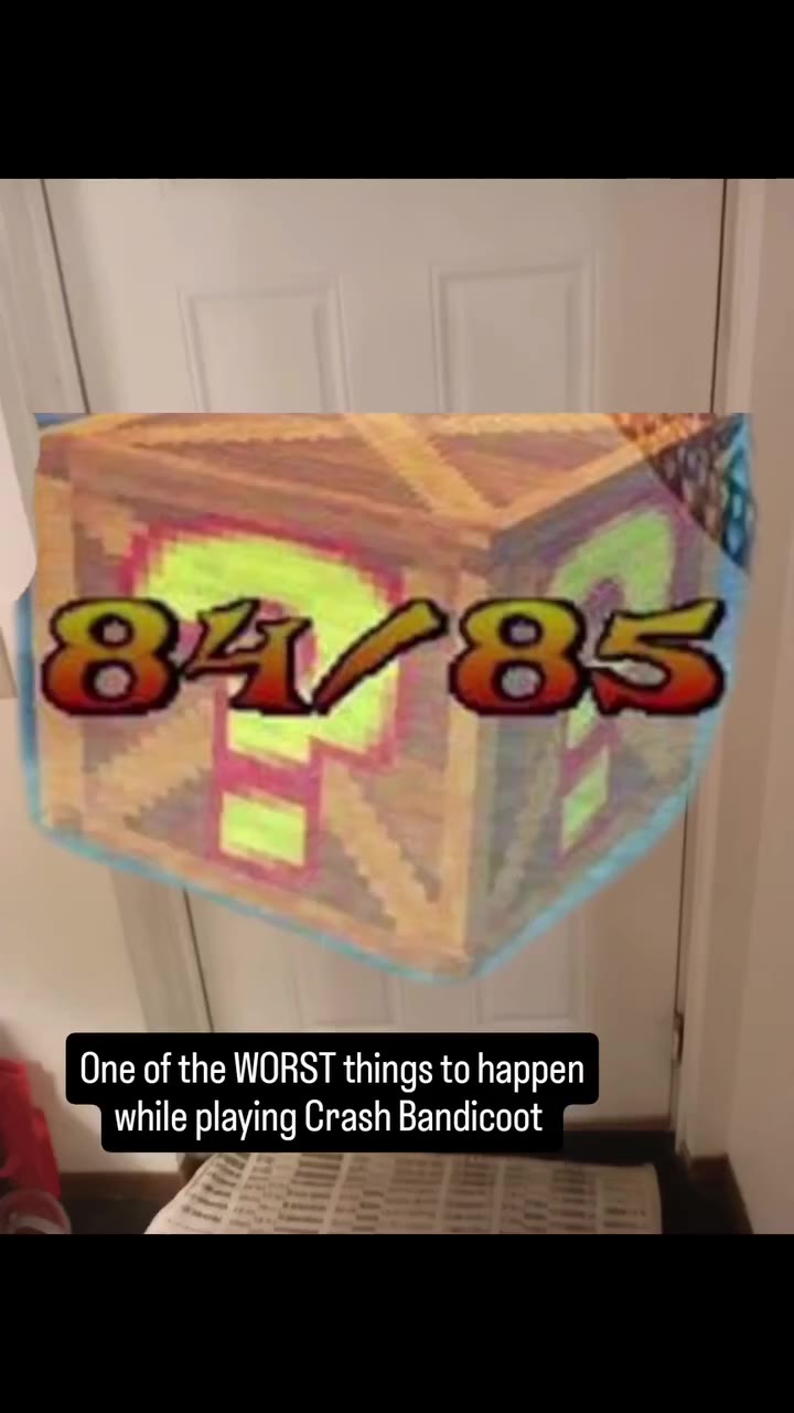 me One of the WORST things to happen р while playing Crash Bandicoot