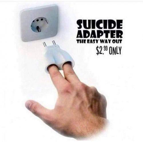 SUICIDE ADAPTER THE EASY WAY OUT $2." ONLY