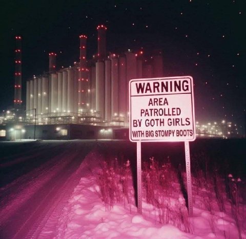 АВЕА PATROLLED GOTH GIRLS WITH BIG $ТОМРУ BOOTS|