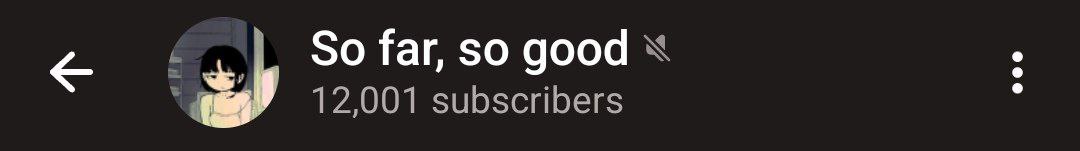 So far, so 9004 12,001 subscribers