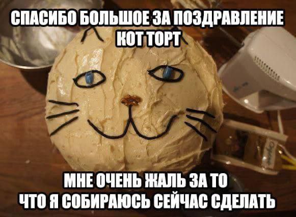 СПАСИБО БОЛЬШОЕ ЗА ПОЗДРАВЛЕНИЕ МНЕ ОЧЕНЬ ЖАЛЬ ЗА ТО ЧТО Я СОБИРАЮСЬ СЕИЧАС СДЕЛАТЬ